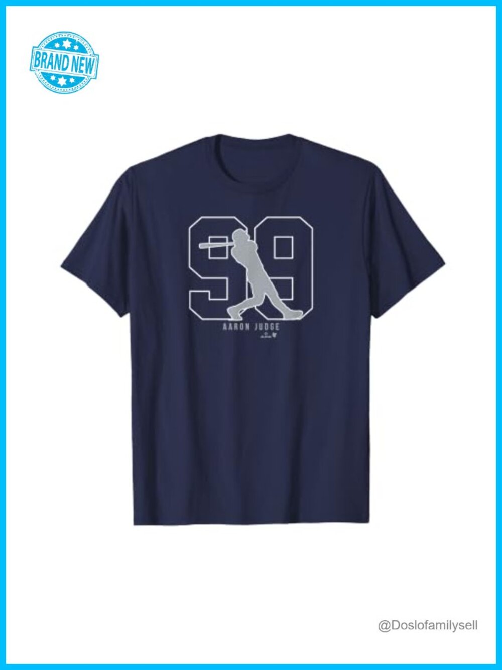 Aaron Judge 99 Baseball Graphic T-Shirt Classic Fit Short Sleeve